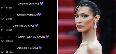 donatella versace comment